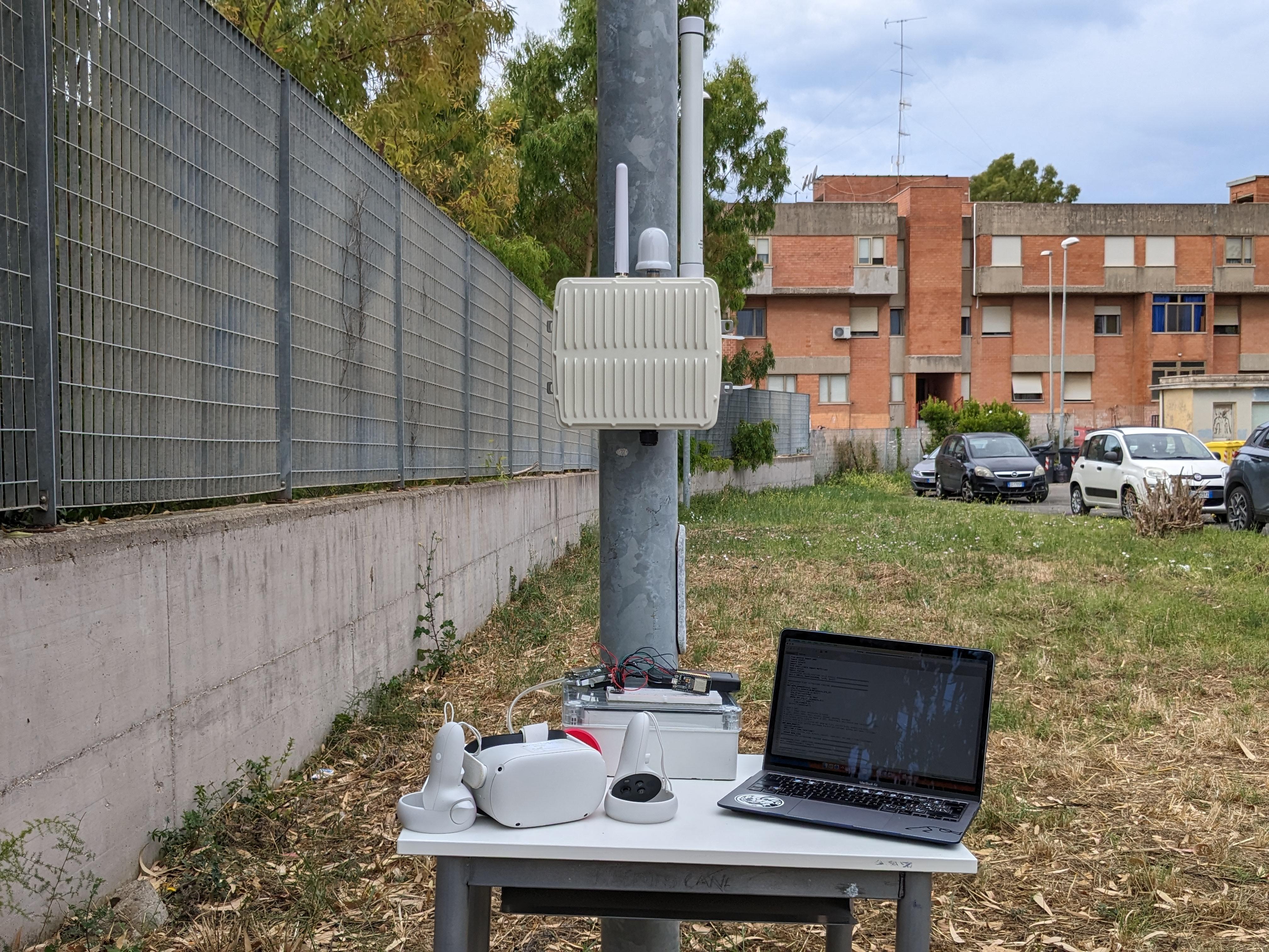 Stazione di monitoraggio ambientale intelligente ed immersiva